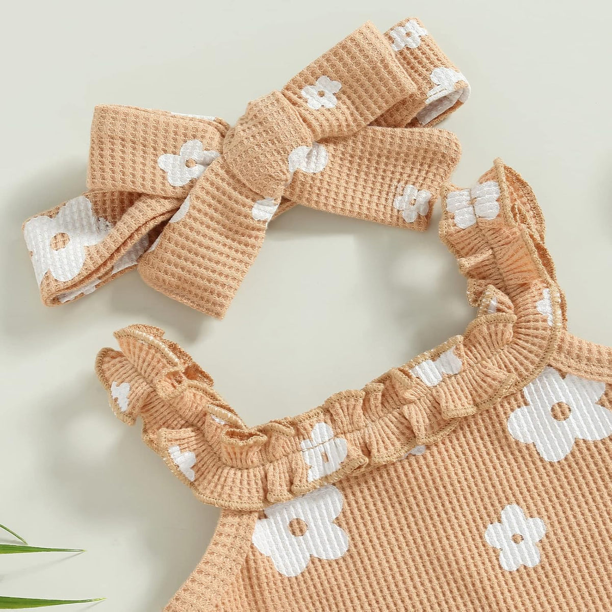 fhutpw Baby Girl Clothes Summer Cute Outfits 3 6 12 18 Months Spaghetti Strap Romper & Floarl