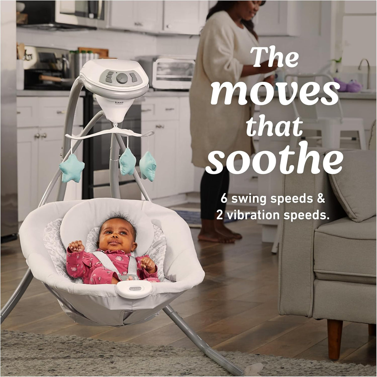 Graco Simple Sway Swing, Ivy