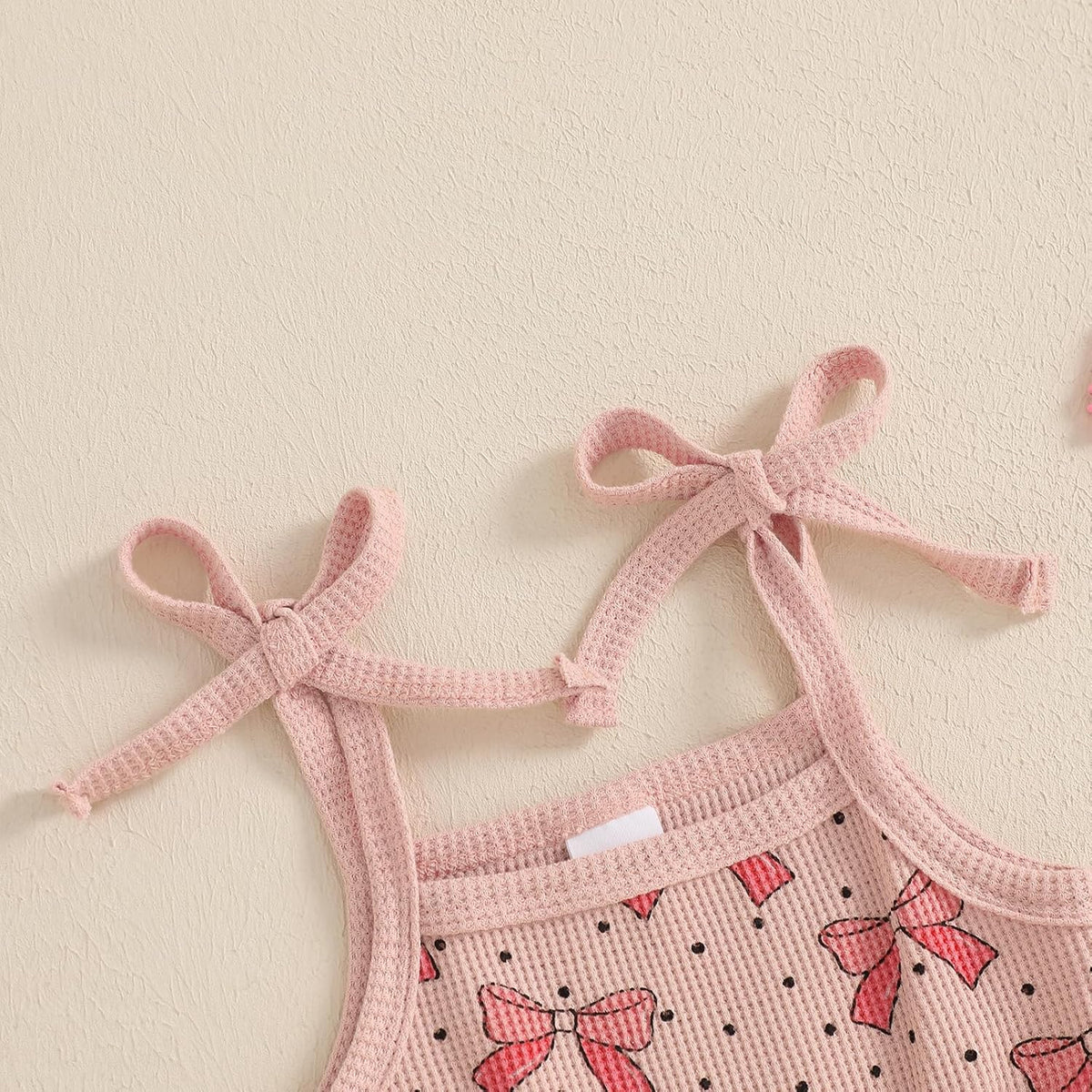 WZTYYDS Toddler Baby Girl Summer Clothes Floral Romper Tie-Up Strap Halter Jumpsuit Infant Summer