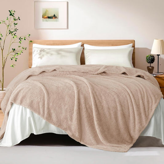 Exclusivo Mezcla Fleece Blanket for Couch, Soft and Cozy Twin Blankets for Women Men Girls Kids