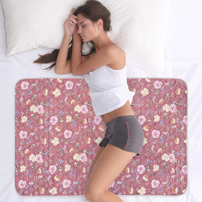 Organic Incontinence Pad for Period - Waterproof Protectors - Reusable Washable Pee Pad - Fits Twin