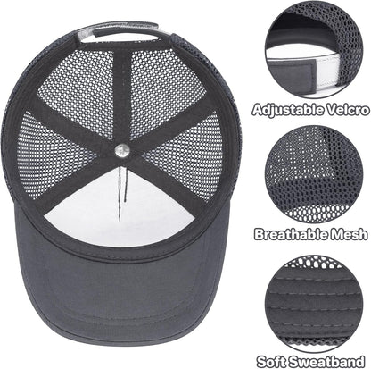 qikqik Baby Baseball Cap Toddler Baseball Hat with Mesh Infant Sun Hat UPF 50+ Baby Ball Cap