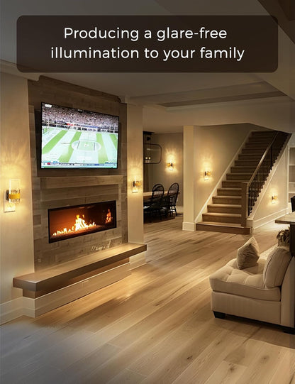 L LOHAS LED Night Lights Plug Into Wall, 2 Pack Plug in Night Light LED with Dusk to Dawn Sensor