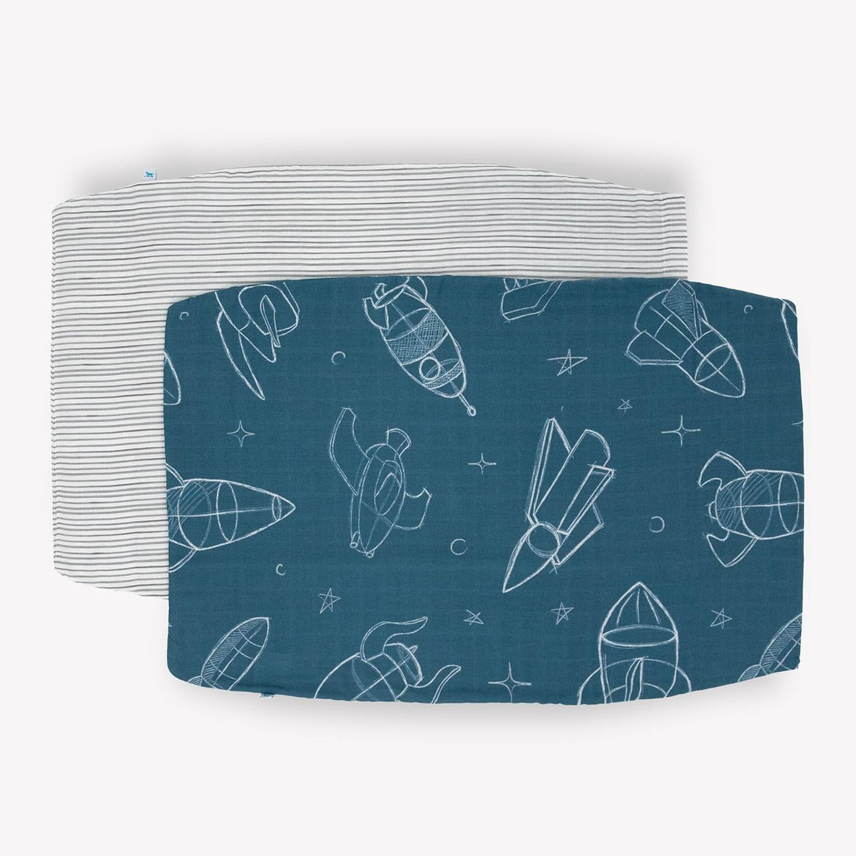 Little Unicorn Standard Pillowcase 2 Pack | Super Soft & Breathable Muslin Fabric | Snug Envelope