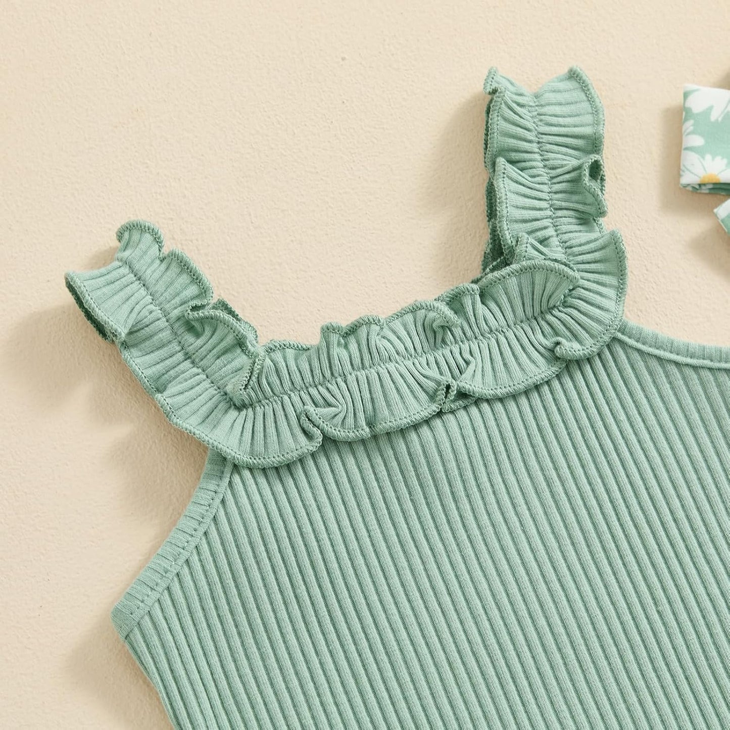 fhutpw Baby Girl Clothes Summer Cute Outfits 3 6 12 18 Months Spaghetti Strap Romper & Floarl