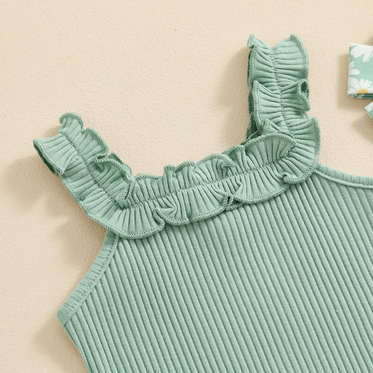 fhutpw Baby Girl Clothes Summer Cute Outfits 3 6 12 18 Months Spaghetti Strap Romper & Floarl
