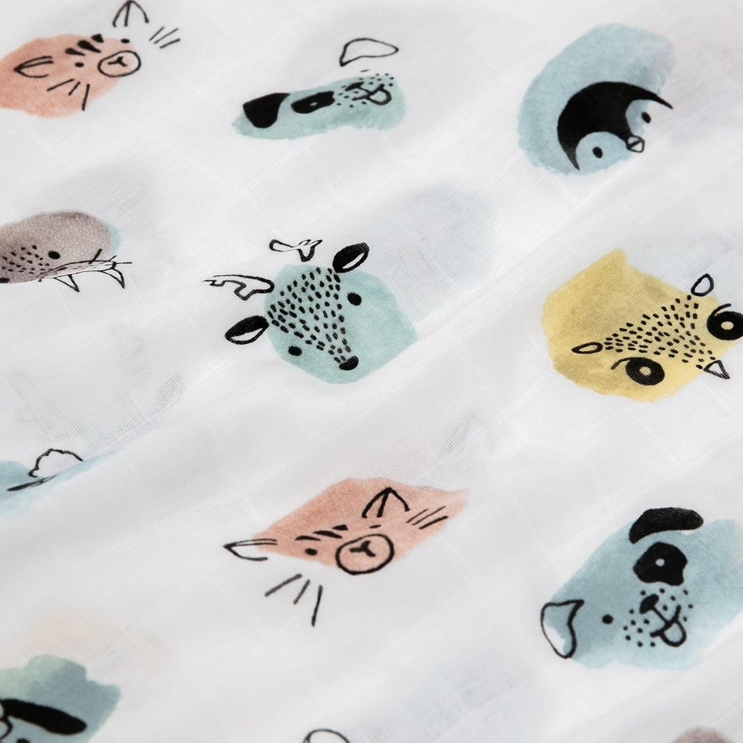 Little Unicorn Standard Pillowcase 2 Pack | Super Soft & Breathable Muslin Fabric | Snug Envelope