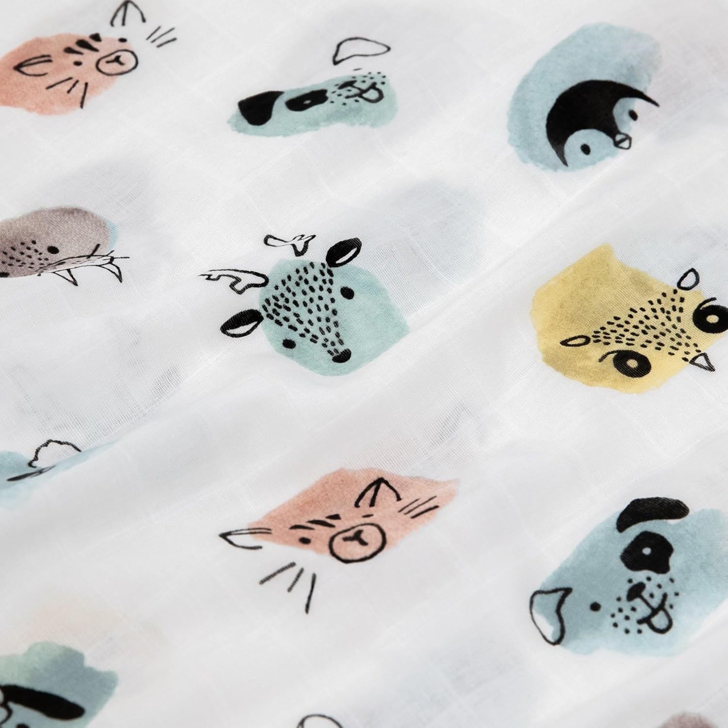 Little Unicorn Standard Pillowcase 2 Pack | Super Soft & Breathable Muslin Fabric | Snug Envelope