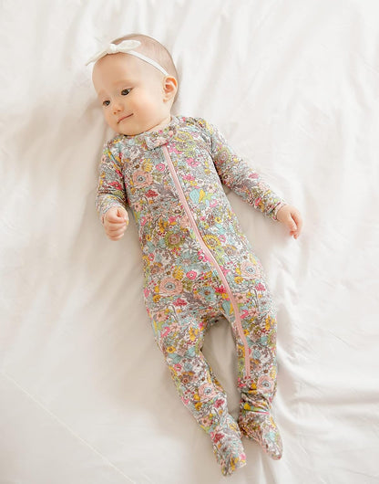 VAENAIT BABY Infant Toddler Boys Girls Footed One-Piece Sleep and Play Premium Modal Pajamas 1-2