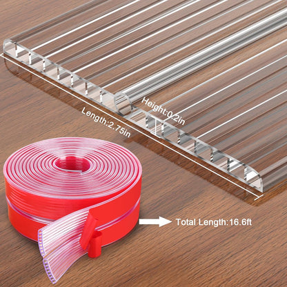 HOMREALM Baby Proofing16.4ft Long (2.75" Wide) Corner Guards Furniture Corner & Edge Safety Bumpers