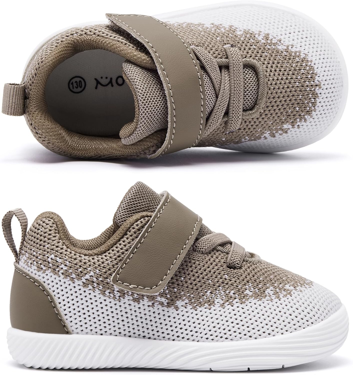 MORENDL Toddler Sneakers Baby Boys & Girls Barefoot Shoes Lightweight Breathable Walking Running