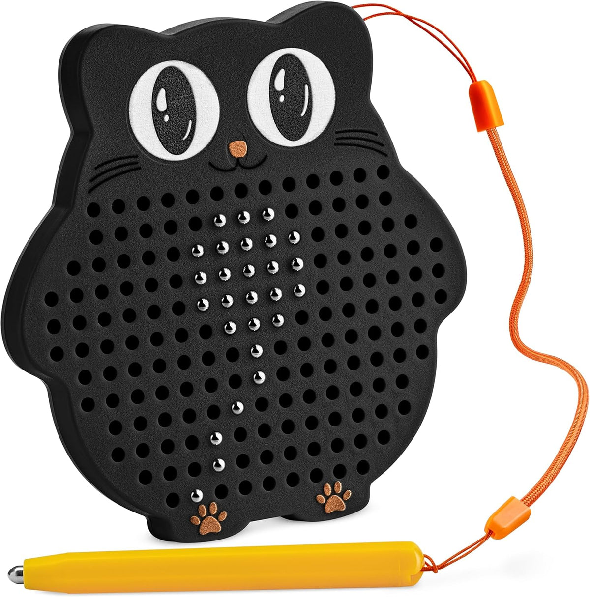 Magnetic Drawing Board for Kids & Toddlers with Beads and Magnet Stylus Pen - Magnetic Travel Toy