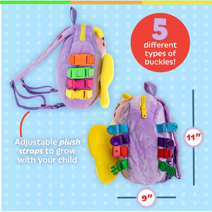 Buckle Toys, Blossom Butterfly Activity Backpack, Educational Learning