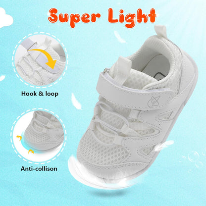 LeIsfIt Baby Shoes Boys Girls First Walking Shoes Non-Slip Toddler Breathable Sneakers Infant