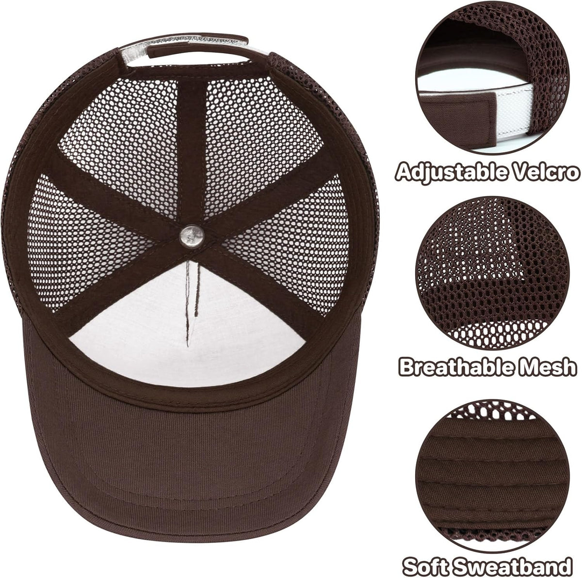 qikqik Baby Baseball Cap Toddler Baseball Hat with Mesh Infant Sun Hat UPF 50+ Baby Ball Cap