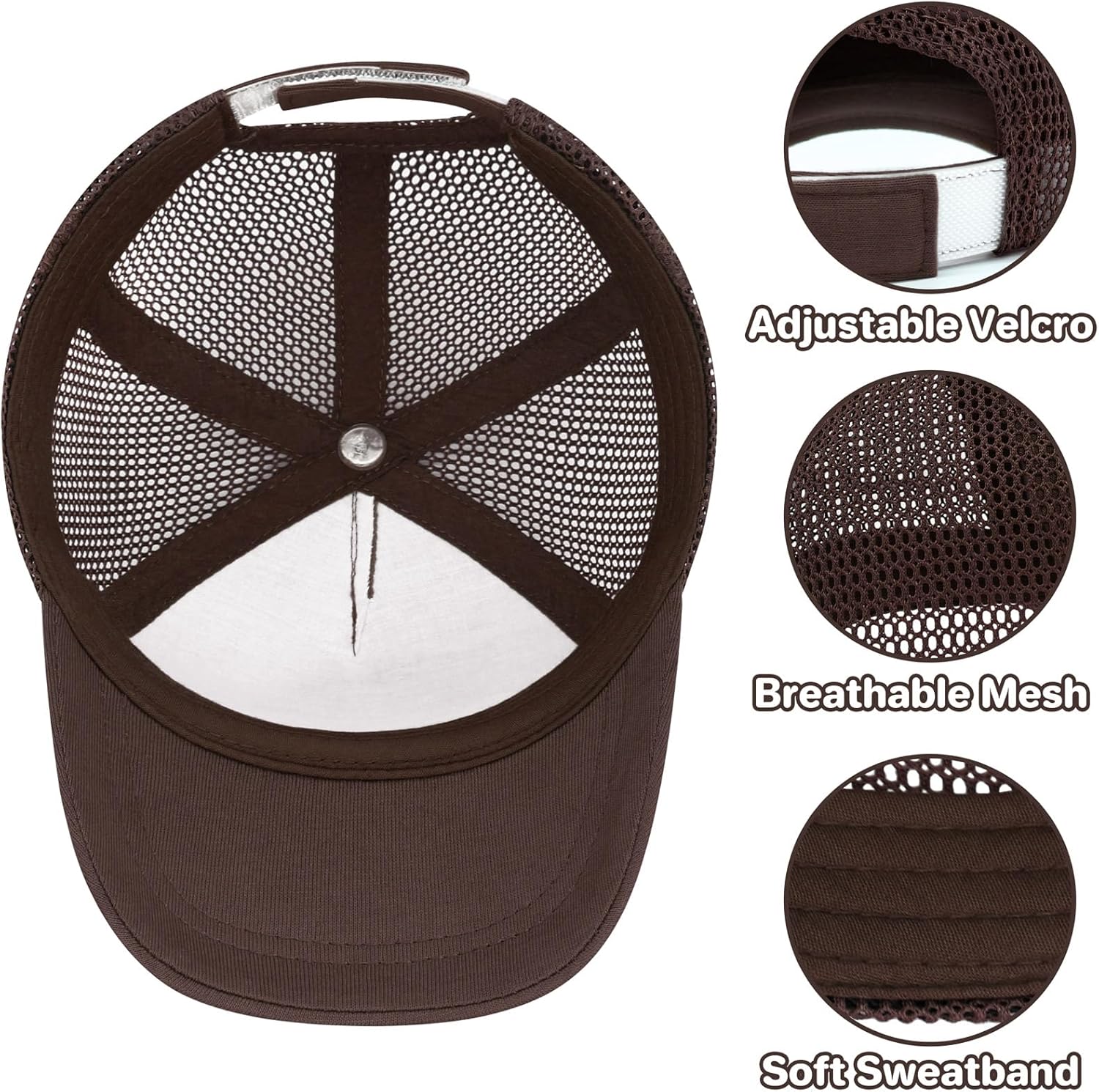 qikqik Baby Baseball Cap Toddler Baseball Hat with Mesh Infant Sun Hat UPF 50+ Baby Ball Cap