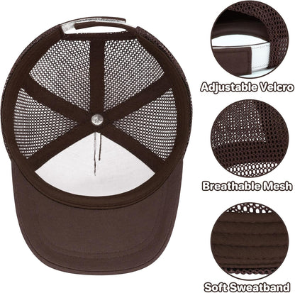qikqik Baby Baseball Cap Toddler Baseball Hat with Mesh Infant Sun Hat UPF 50+ Baby Ball Cap