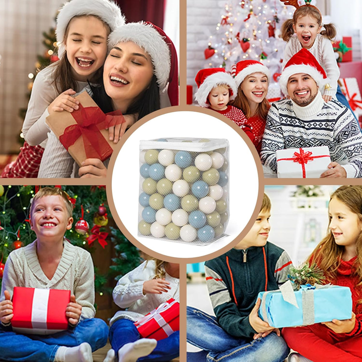 GOGOSO Ball Pit Balls - 2.15inch Plasticsball for Kids Toddlers Birthday Gifts, Summer Vibrant
