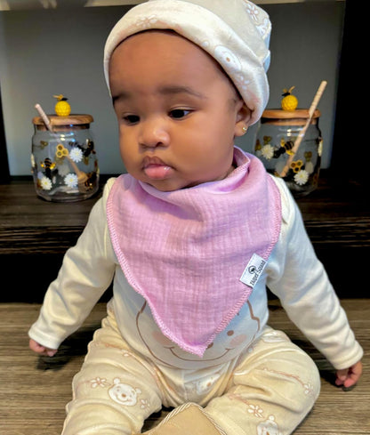 DiaperSquad's Baby Bibs for Drooling and Teething, Bibs for Boys, Baby Girl - Solid Cotton Baby