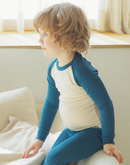 VAENAIT 6M-12Y Toddler Toddler Kids Toddler Girls Boys Soft Comfy Modal Tencel Solid Raglan