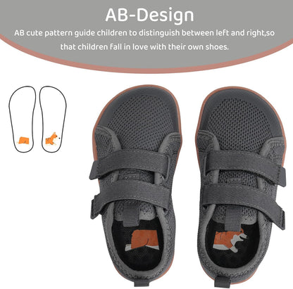 WateLves Toddler Little Kids Wide Barefoot Shoes The First Walking Shoes Girls Boys Breathable Zero