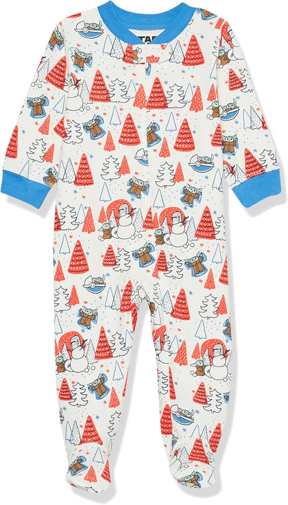 Amazon Essentials Disney | Marvel | Star Wars Unisex Babies' and Toddlers' Snug-Fit Cotton Footed