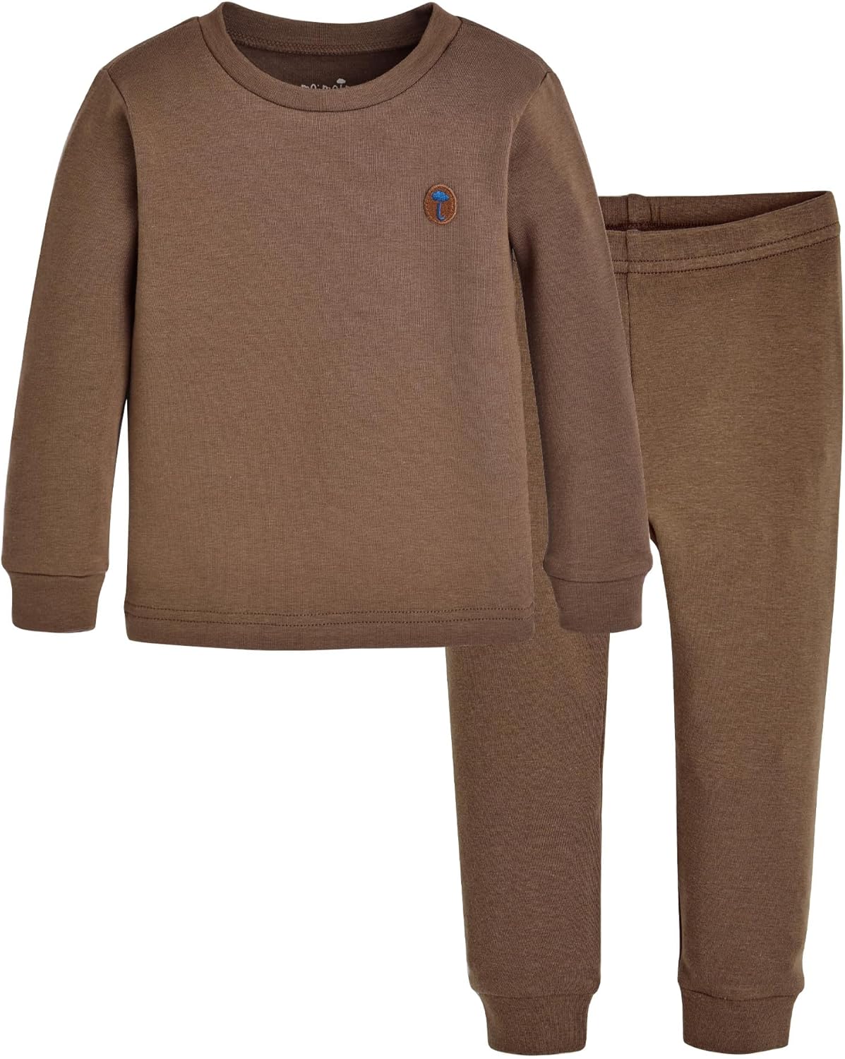 moimoln 6M-8Y Modal Cotton Solid Soft Breathable Baby Toddler Boys Girls Snug fit Pjs Long Sleeve