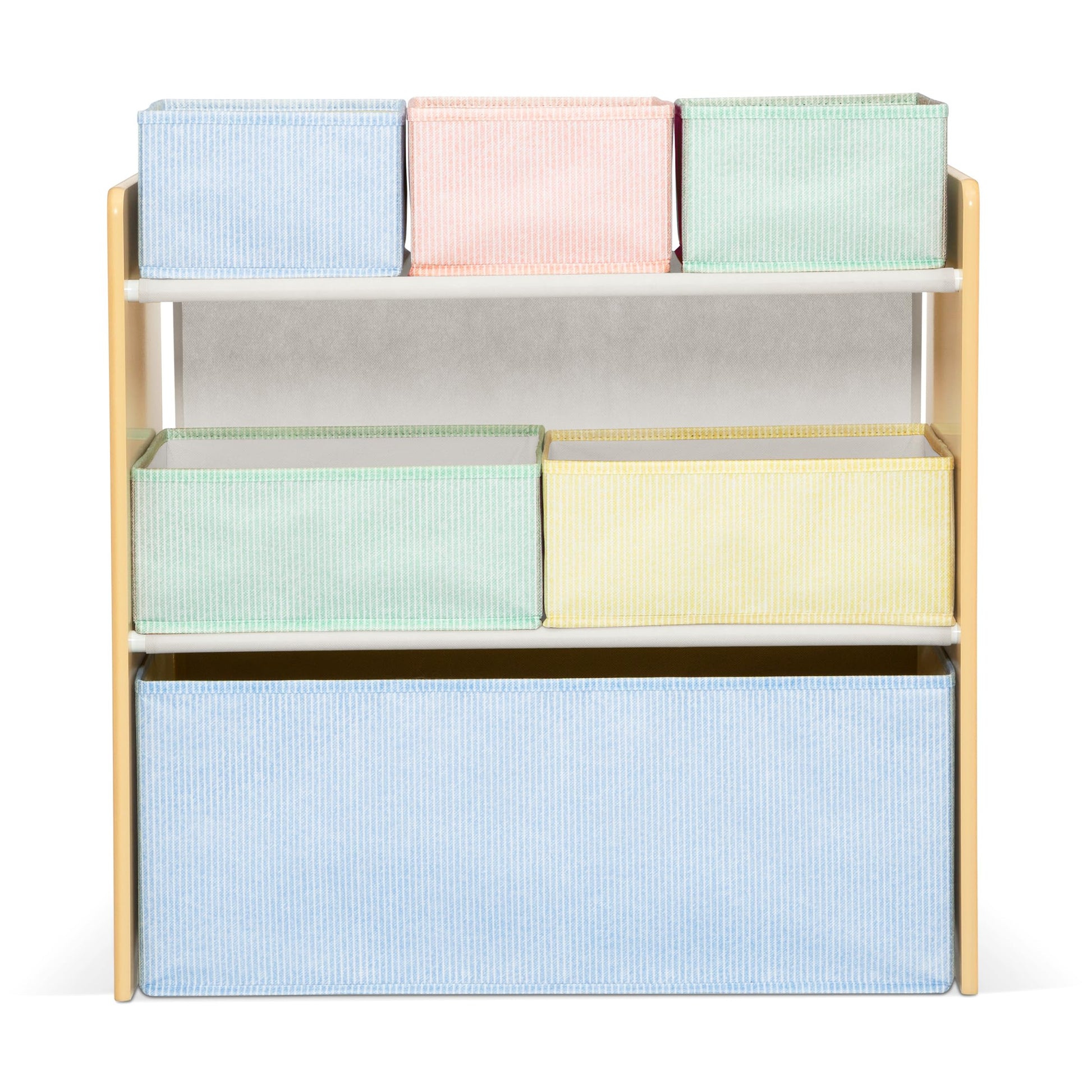 Delta Children - GapKids 6 Bin Toy Organizer - Greenguard Gold Certified, Pastel