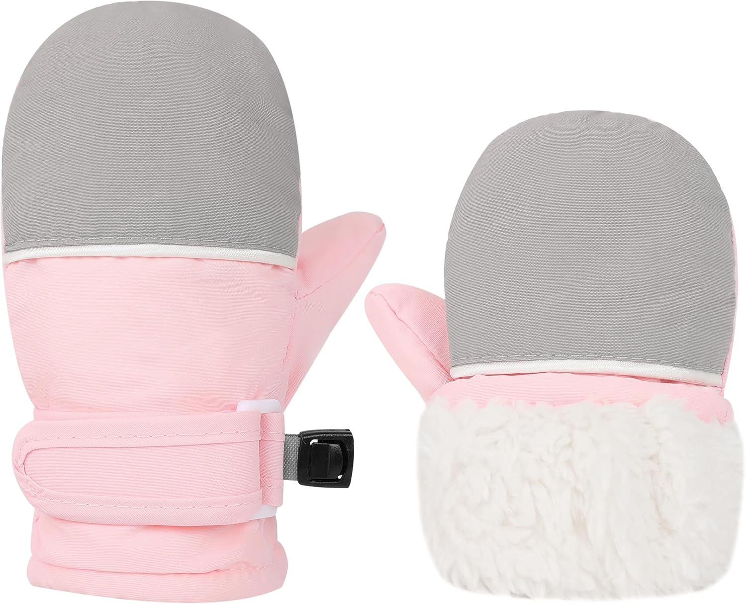 Toddler Gloves Kids Mittens Winter Warm Lined Fleece Gloves Waterproof Snow Baby Mitten for Boys