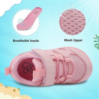 LeIsfIt Baby Shoes Boys Girls First Walking Shoes Non-Slip Toddler Breathable Sneakers Infant