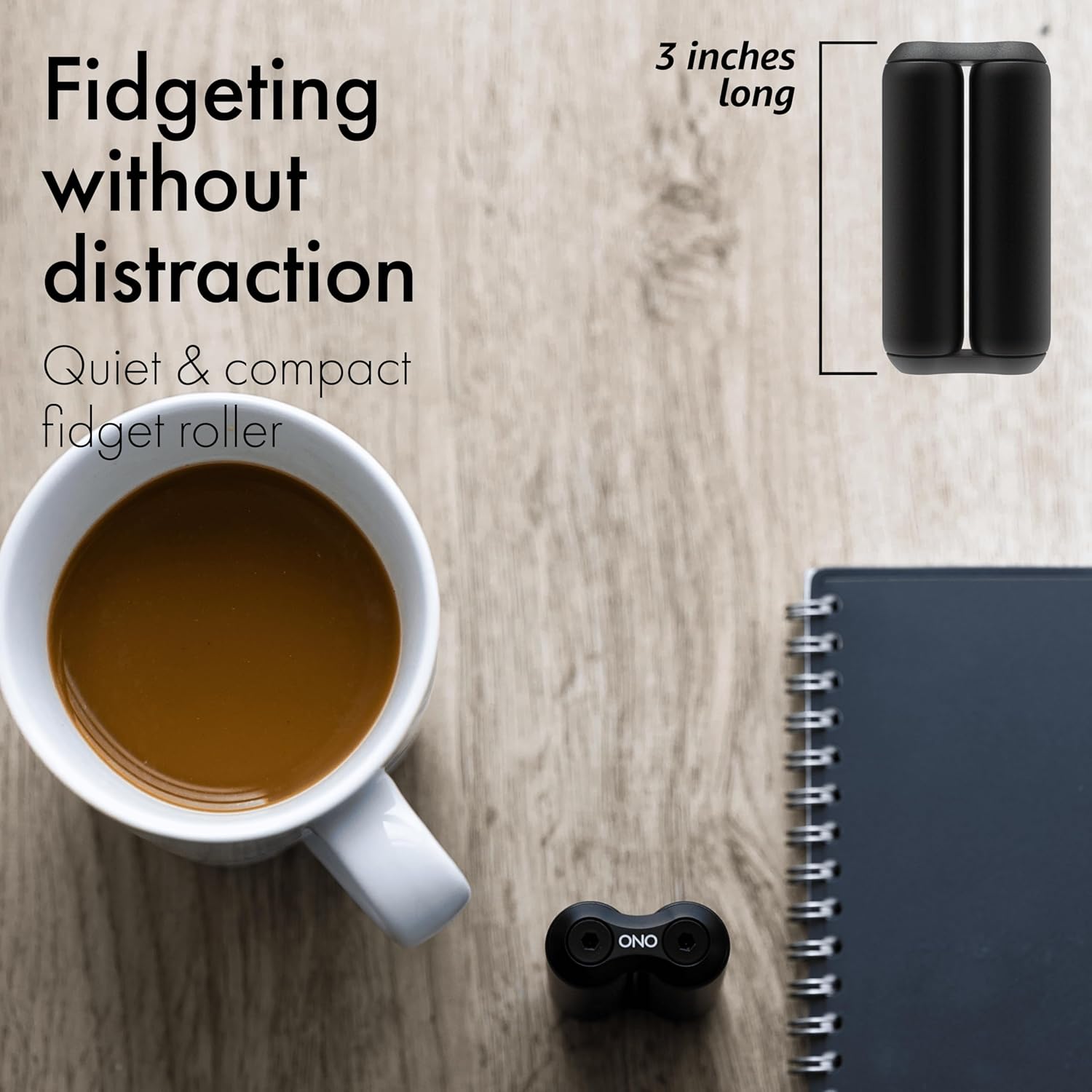 ONO Roller - Handheld Fidget Toy for Adults | Help Relieve Stress, Anxiety, Tension | Promotes