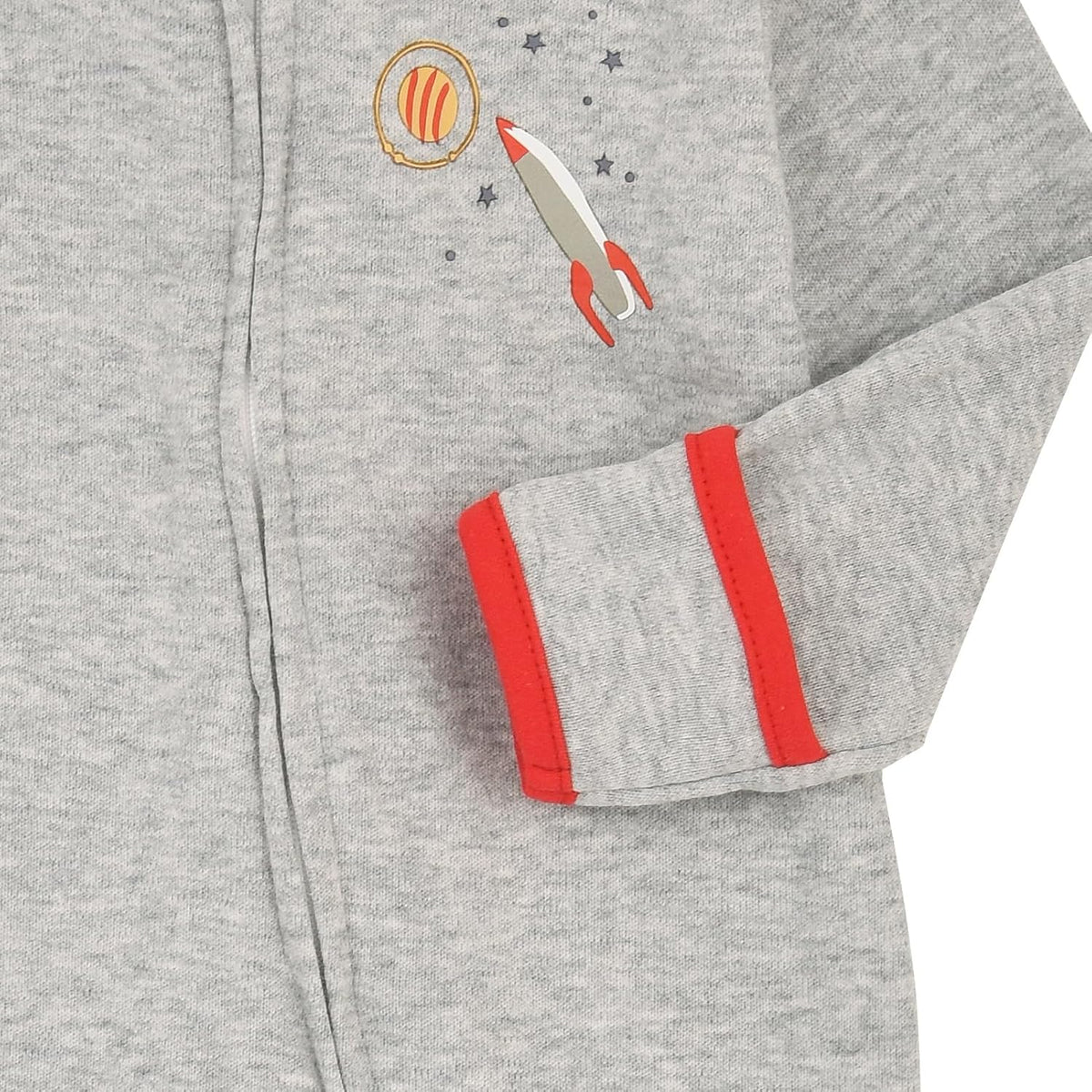 Aablexema Baby Footie Pajama with Mitten Cuffs, Double Zipper Infant Cotton clothes Sleeper Pjs