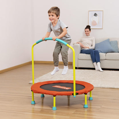 Fisher-Price Mini Trampoline, WonderJump 36" Round Bouncer, Multicolor