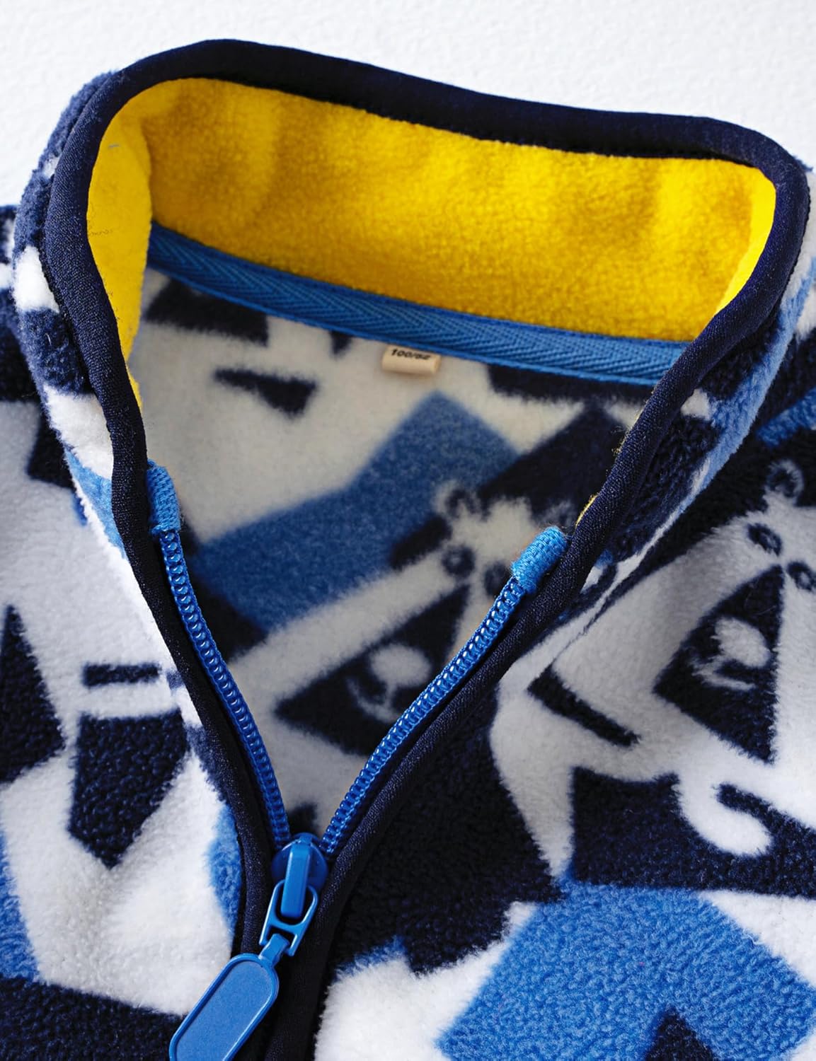 Kids Printed Polar Fleece Jacket Toddler Baby Boys Girls Autumn Winter Warm Sherpa Lining Outerwear