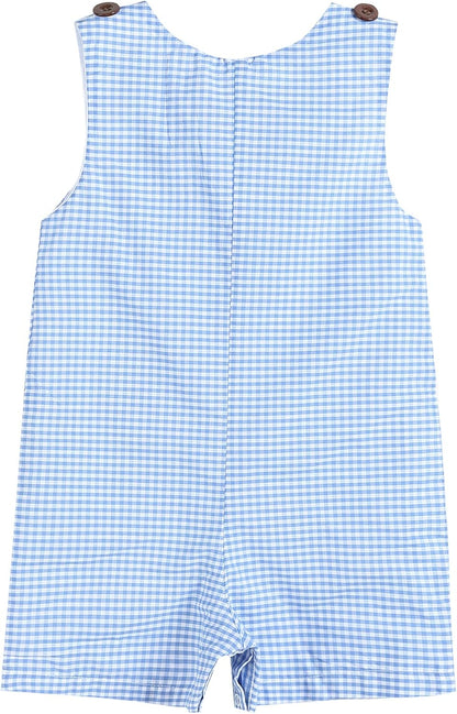 Puppy Dog Applique Shortall
