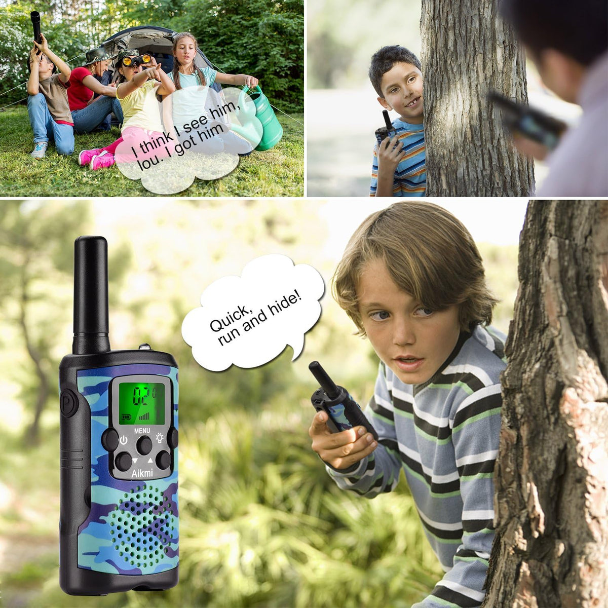 Walkie Talkies for Kids 22 Channel 2 Way Radio 3 Miles Long Range Handheld Walkie Talkies Durable