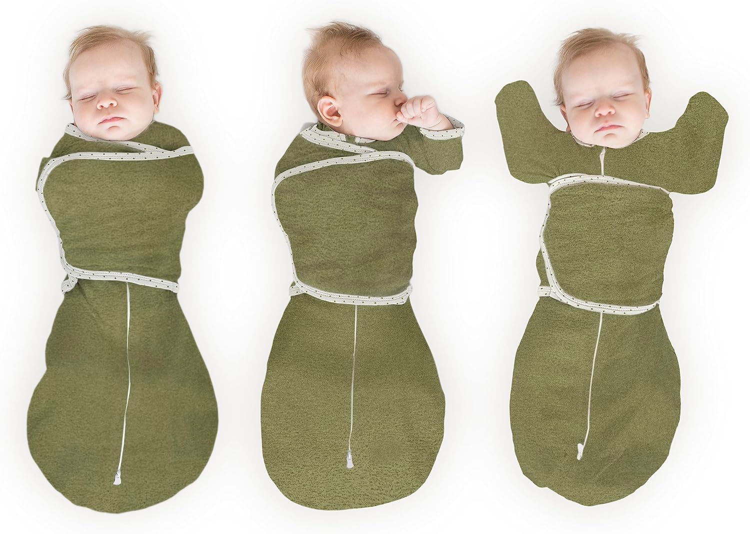 SwaddleDesigns 6-Way Omni Swaddle Sack Arms Up Swaddle for Newborn, More Options to Calm Startle