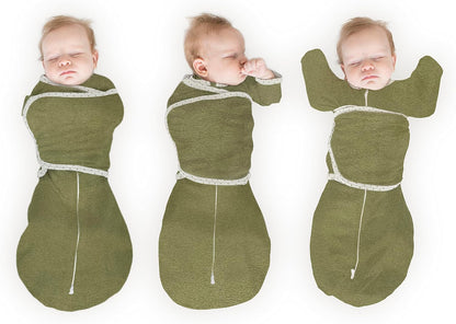SwaddleDesigns 6-Way Omni Swaddle Sack Arms Up Swaddle for Newborn, More Options to Calm Startle