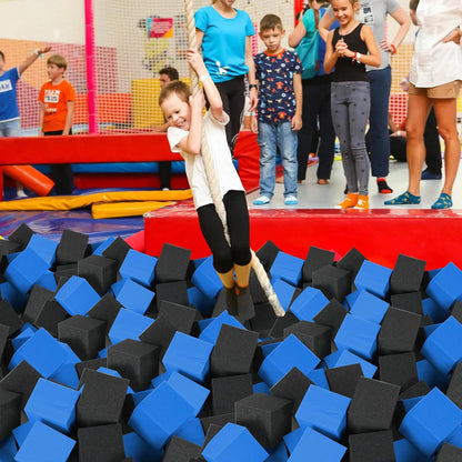 Foam Pit Cubes, 24 PCS 5 Inches Gymnastics Foam Blocks Trampoline Blocks, Multi-Sport Protective