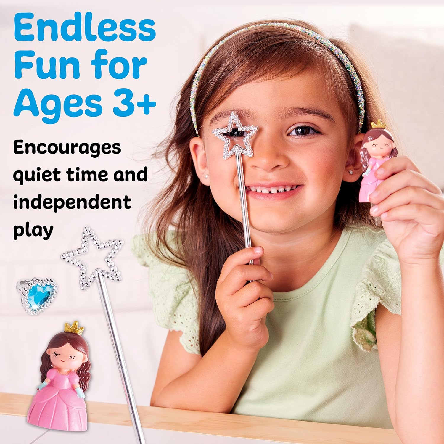 Creativity for Kids Sensory Pack: Princess - Calm Down Corner and Sensory Bin Filler Supplies, Car