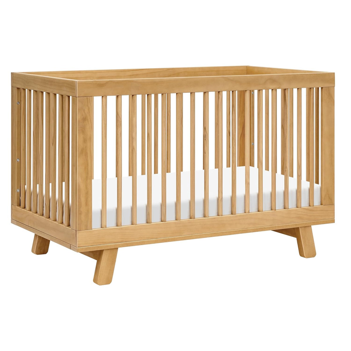 babyletto Hudson 3-in-1 Convertible Baby Crib with Wooden Toddler Bed & Daybed Conversion - Easy to