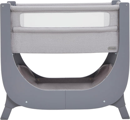 Air Lite Bedside Infant Crib | Breathable Mesh Sides, Drop-Down Panel, Reflux Incline, Adjustable