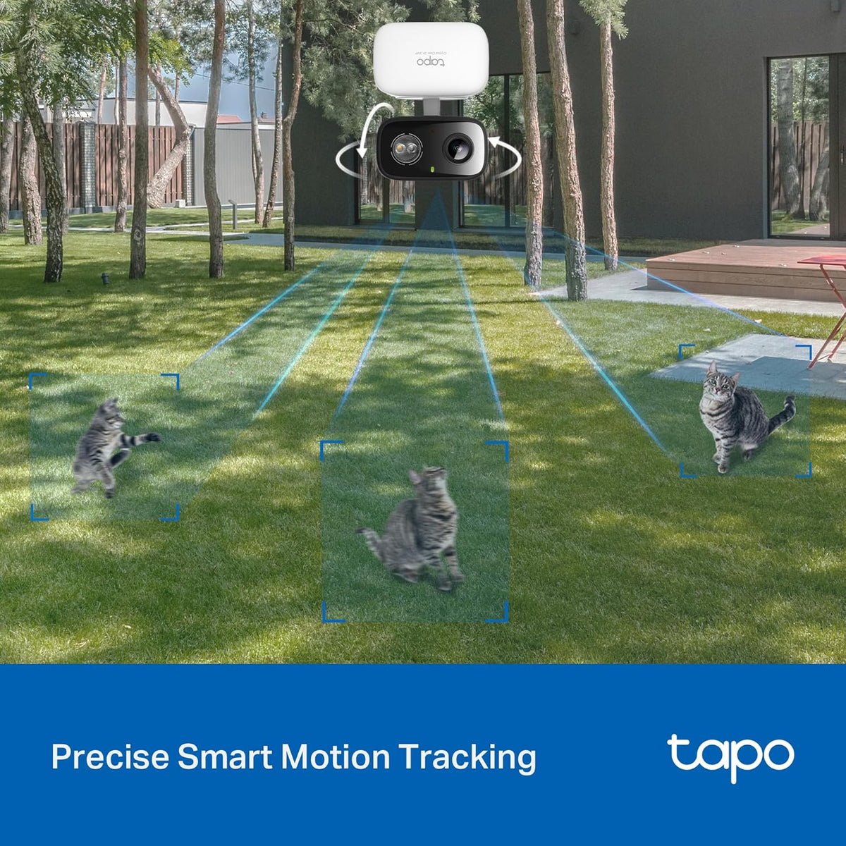 Tapo 2K 3MP Pan/Tilt Indoor/Outdoor Security Camera - Free Person/Baby Cry Detect & Motion Track