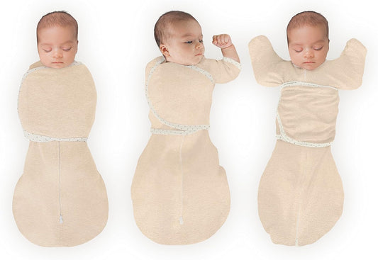 SwaddleDesigns 6-Way Omni Swaddle Sack Arms Up Swaddle for Newborn, More Options to Calm Startle