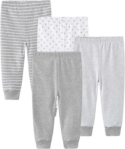 Newborn Layette Gift Set Bodysuits Pants for Baby Girl and Boy 24 Piece 100% Cotton Essentials and