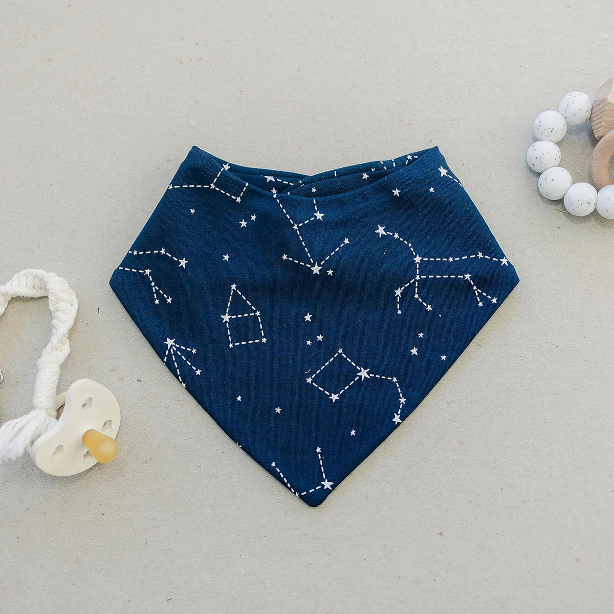 Woolino Merino Wool Baby Bibs - Highly Absorbent Bandana Bib with Cotton Outer Layer and Merino