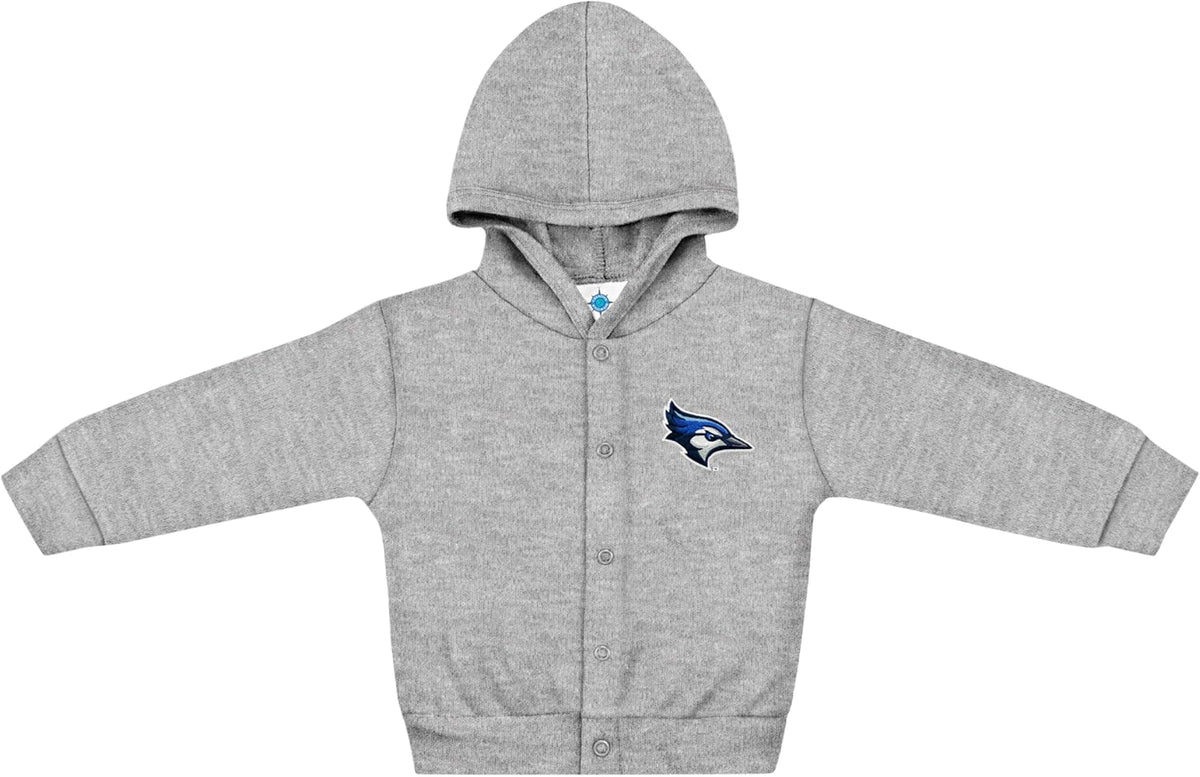 Creative Knitwear College Baby Snap Hooded Jacket - Team Logo, Multiple Colors, for Boys & Girls