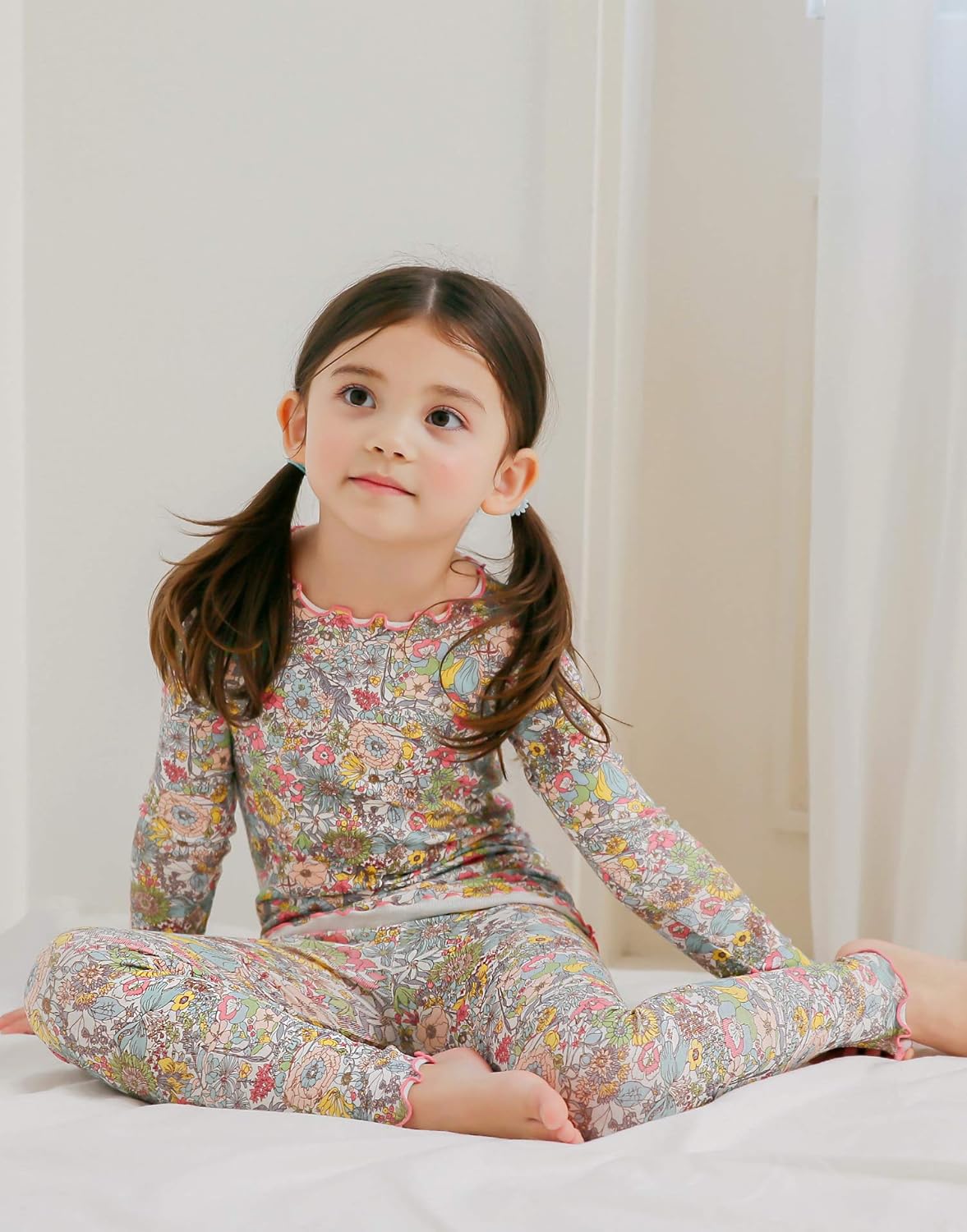 VAENAIT BABY 6M-12Y Kids Unisex Girls & Boys Soft Comfy Modal Tencel Sleepwear Pajamas 2pcs or 4pcs