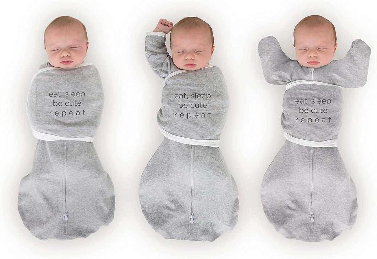 SwaddleDesigns 6-Way Omni Swaddle Sack Arms Up Swaddle for Newborn, More Options to Calm Startle