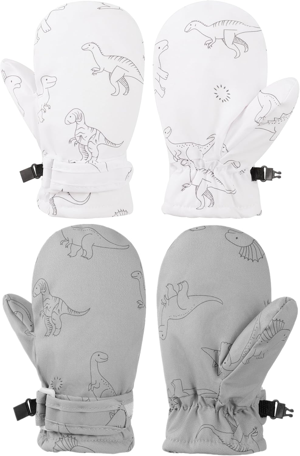 Toddler Gloves Kids Mittens Winter Warm Lined Fleece Gloves Waterproof Snow Baby Mitten for Boys